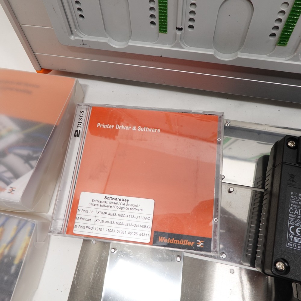 Weidmüller MCP Plus Plotter Printer System w/ Software, Power Supply, Accessorie