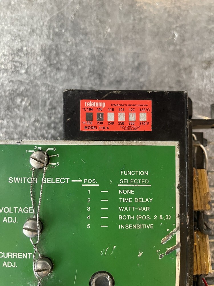 TEMPO INSTRUMENTS 651507DGE-1 SOLID STATE PROTECTOR RELAY