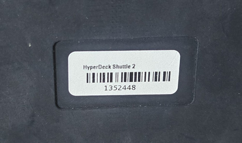 Blackmagic Design HyperDeck Shuttle 2 SSD Video Recorder