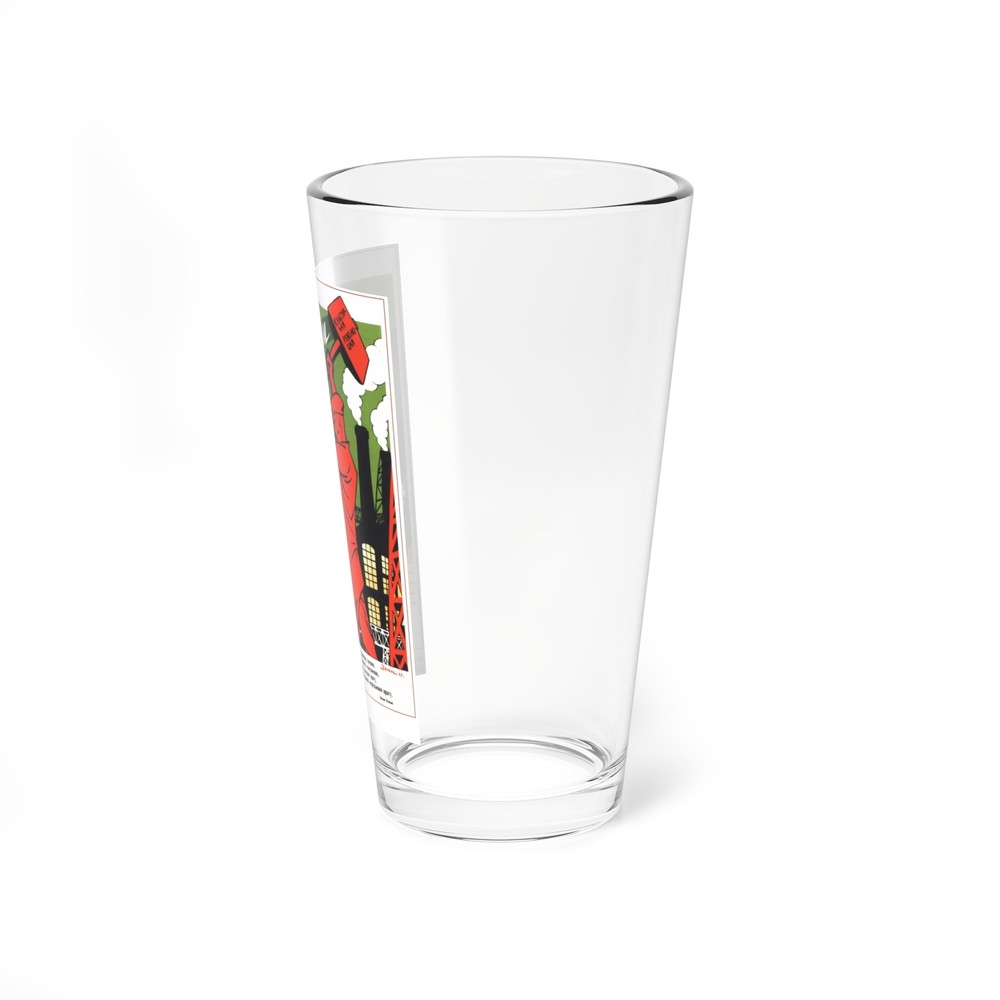 Soviet Era Poster 269 - Pint Glass 16oz
