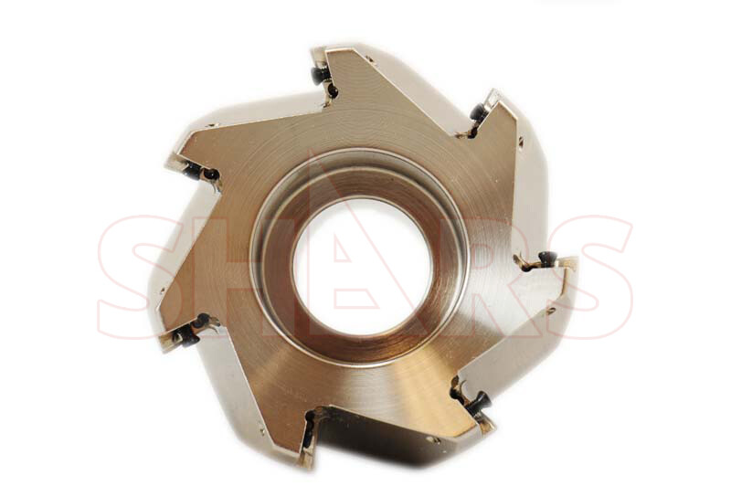 Shars 3" 75° Indexable Face Mill APKT 1003 Insert 7 Flutes New S[