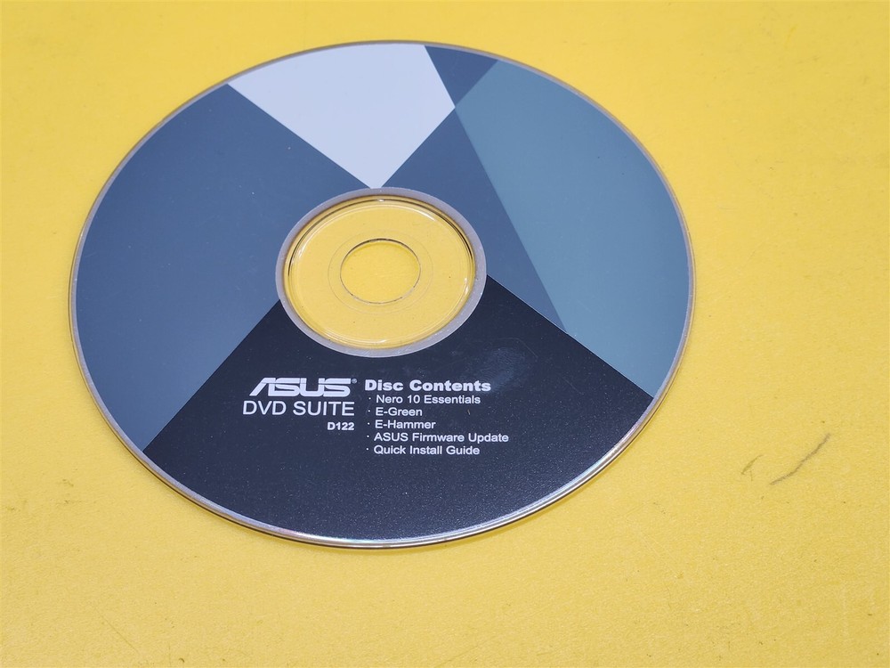 ⭐️⭐️⭐️⭐️⭐️ PC Software CD Disc Asus DVD Suite D122