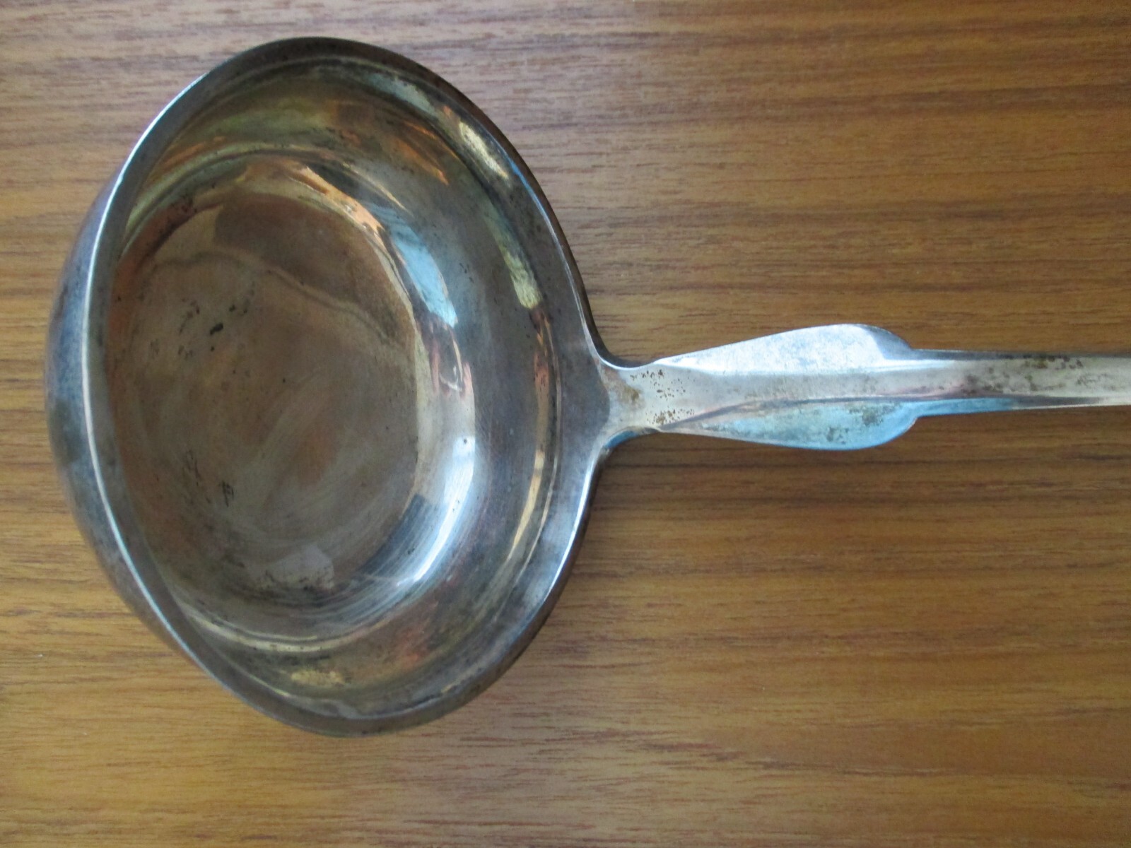 German Antique (1936) Solid Silver Soup Ladle 14" 800W 309 G 10.9 oz Vintage
