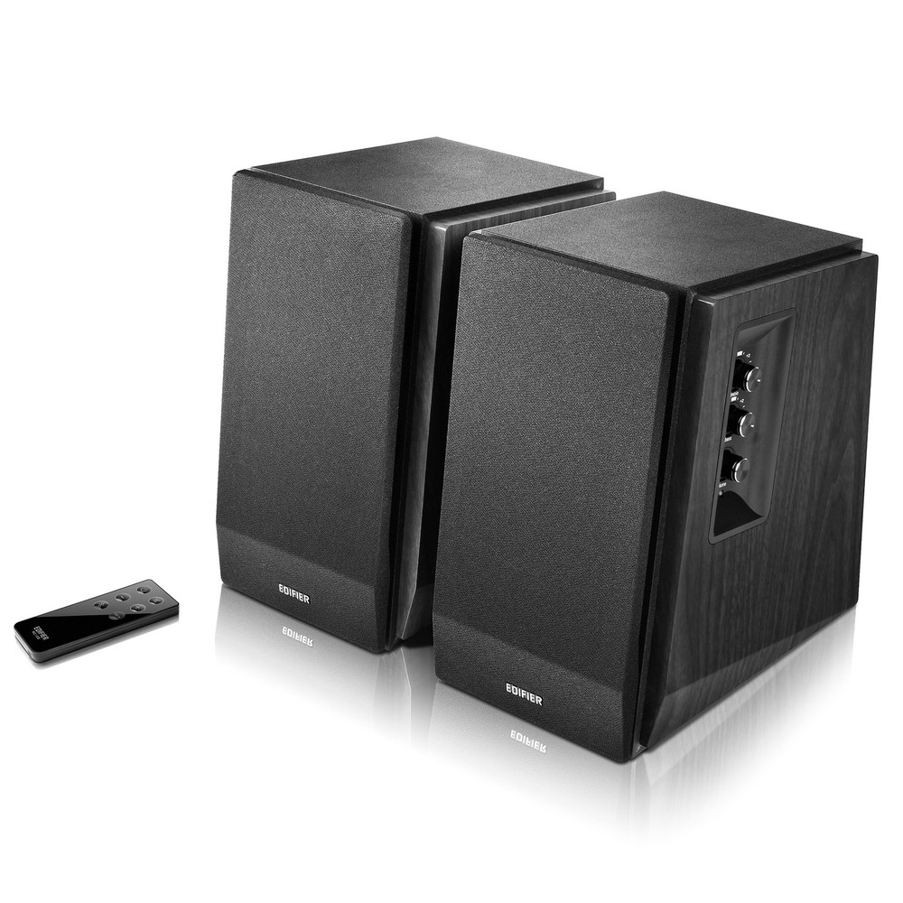 66-Watt Continuous-Power Amplified Bluetooth® 2.0 Bookshelf Speaker System...