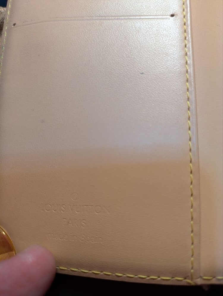 Louis Vuitton Notebook Cover PM Leather Used Authentic Excellent Condition
