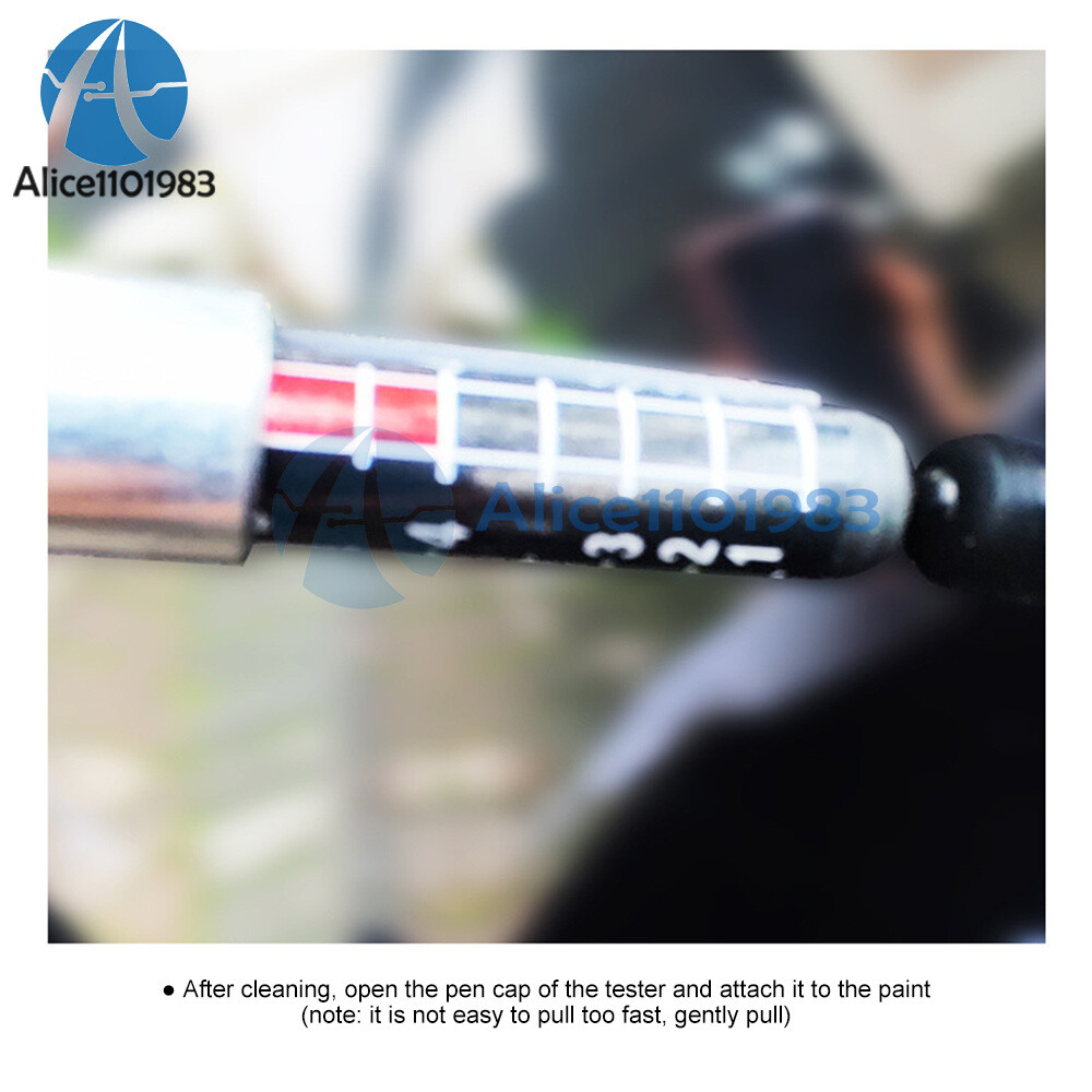 Car Paint Thickness Tester Meter Gauge Portable Automobile Paint Film Pen Tester