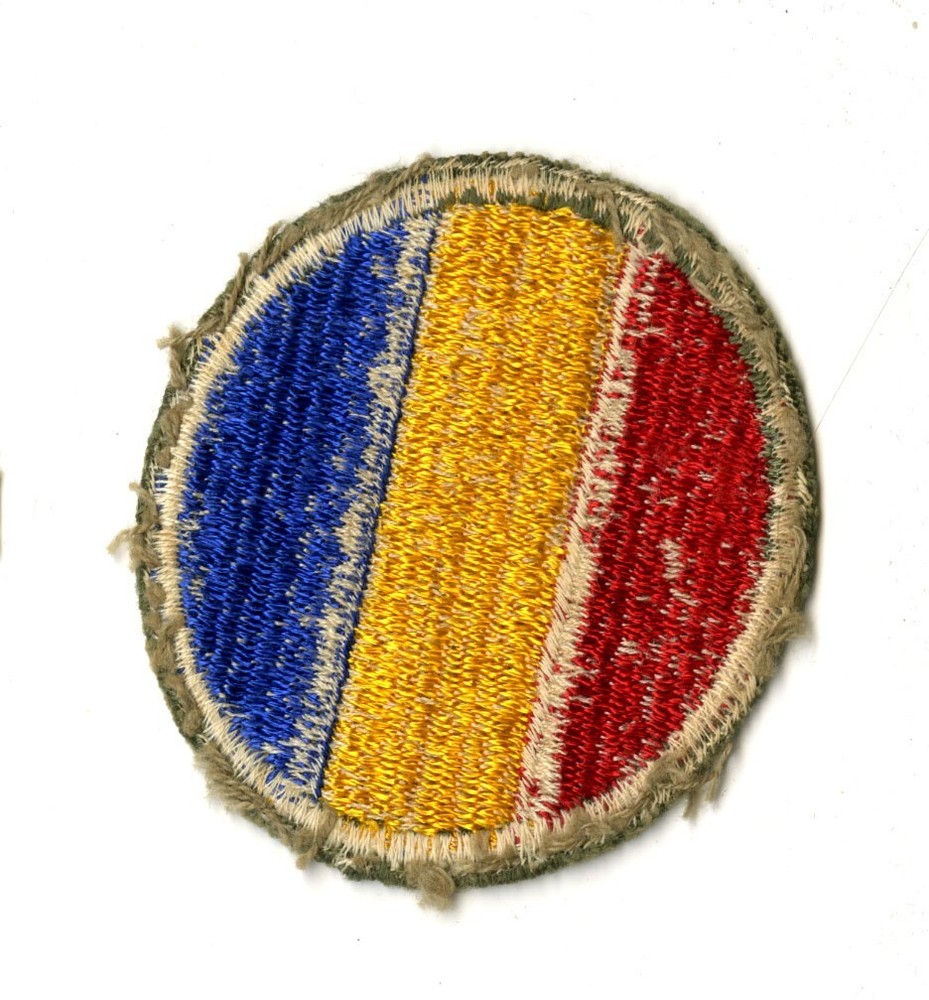 Replacement and Schools Command White Back Patch WWII Original