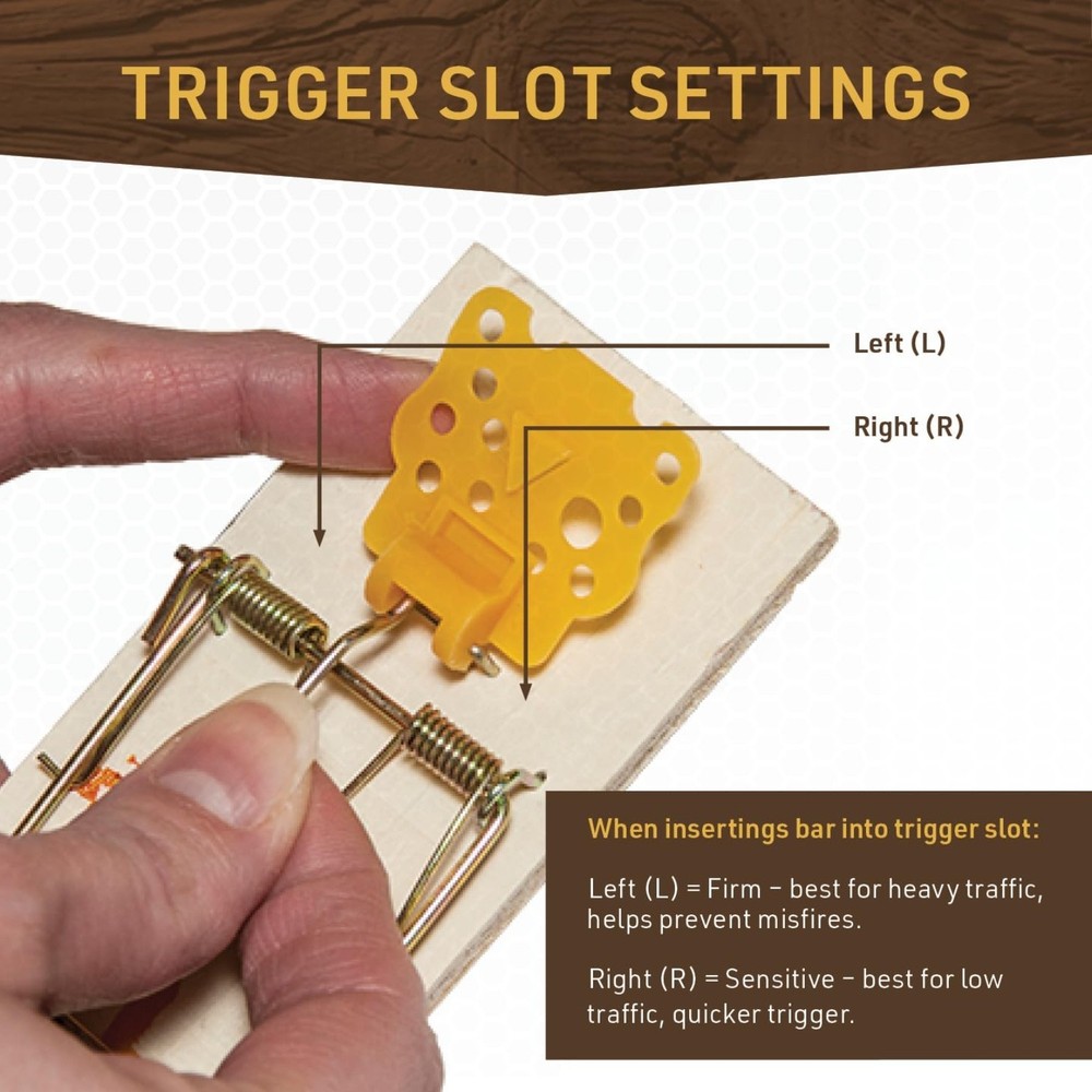 BIGFOOT Rat Size Snap Trap with Expanded Trigger