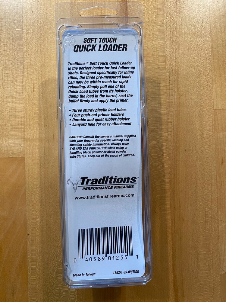 Traditions Performance Firearms #A1862 Soft Touch Quick Loader Muzzle Loading