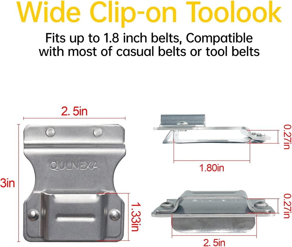 Clip On Tool Belt Drill Holder, Holder