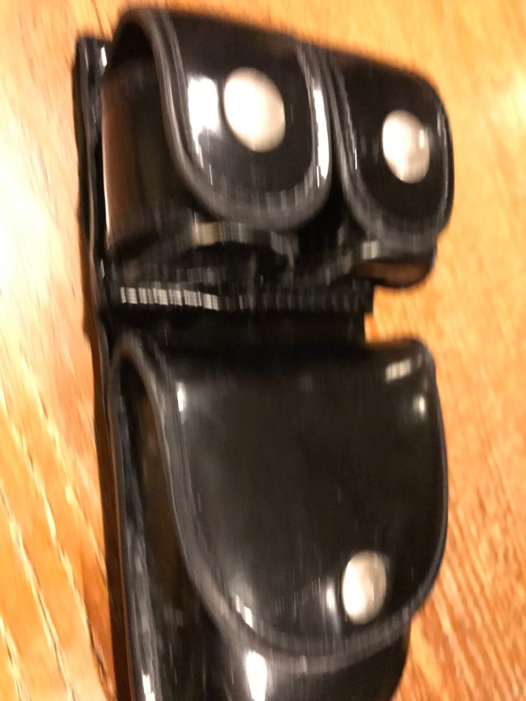 Don Hume Double Speedloader and Handcuff Pouch