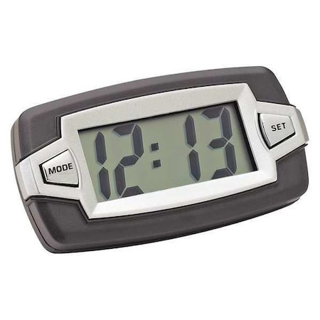 Bell 37007-8 Digital Clock,Indicator,Black/Silver