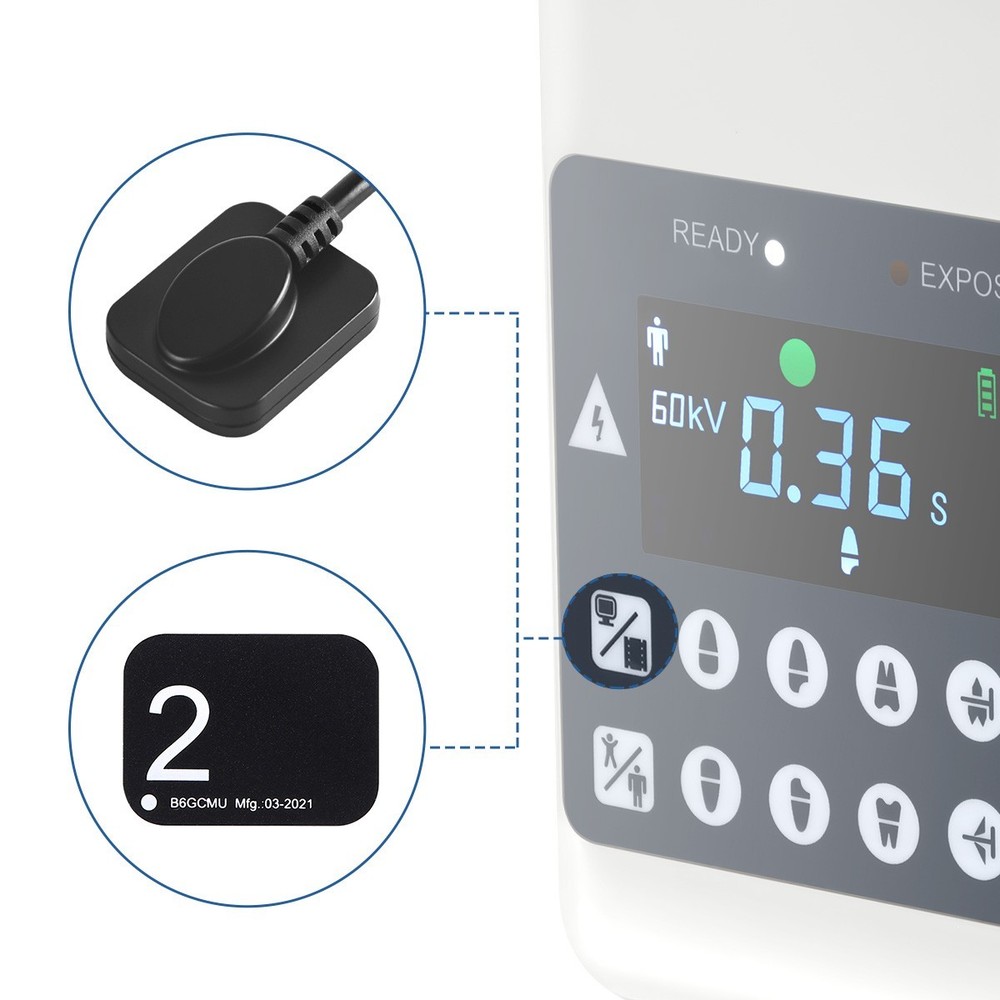 Dental X Portable Ray Digital Machine no Shield+ Sensor Size 1.0 Touch Screen
