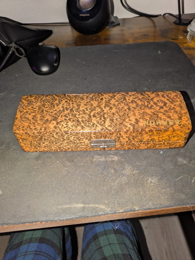 Hohner 64 Chromonica Made in Germany with Case