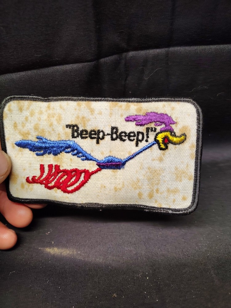 Vintage Mopar Roadrunner Patch Beep Beep 1970