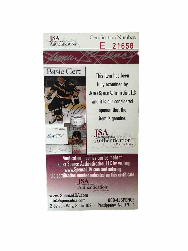 Eva Mendes Signed (August 2007) JANE Magazine JSA