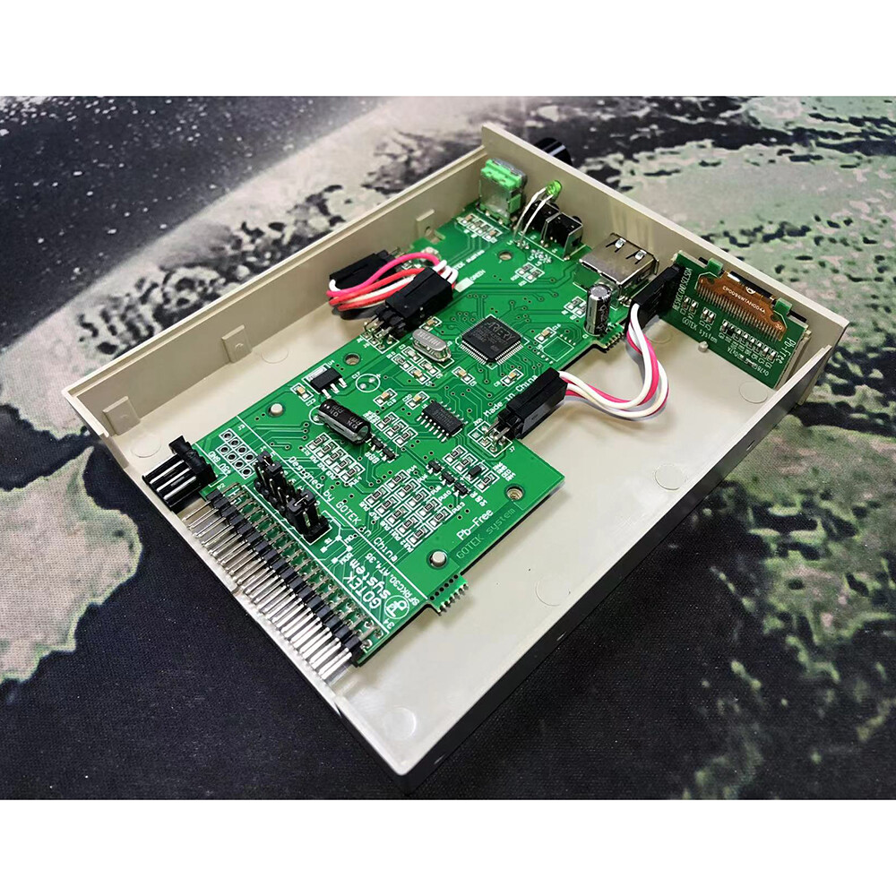 AT32F435 MCU USB SSD Floppy Drive Emulator SFRKC30.AT4.35 PCB w/ Rotary Encoder