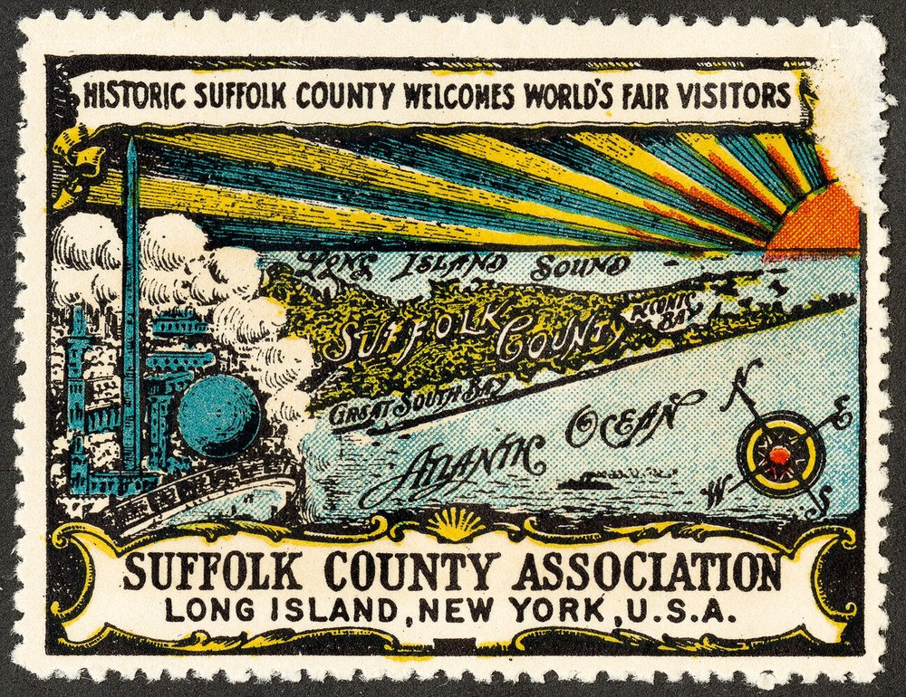 US Stamps VF Suffolk County World Fair
