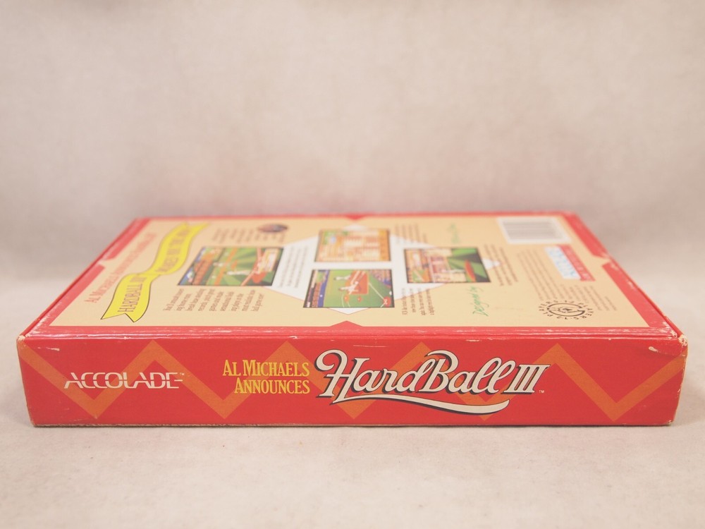 Hardball III (SEGA Genesis) Authentic CARDBOARD BOX ONLY