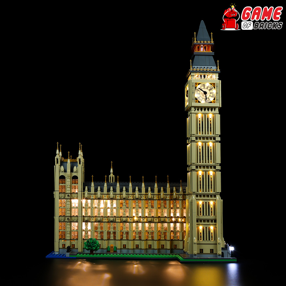LED Light Kit for Big Ben - Compatible with LEGO® 10253 Set (Remote Version)