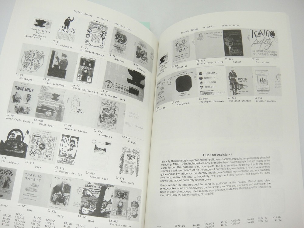 Mellone's Specialized Cachet Catalog of FDCs of the 1960s Volumes 1-3 Complete