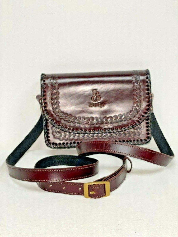 Handmade Genuine leather Brown Sling Bag