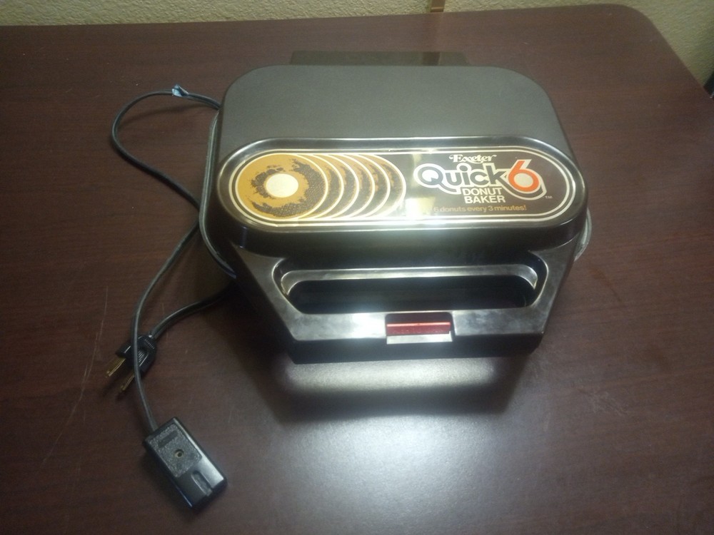Exeter Quick 6 Donut Baker Maker Model 766  Vintage 1970's