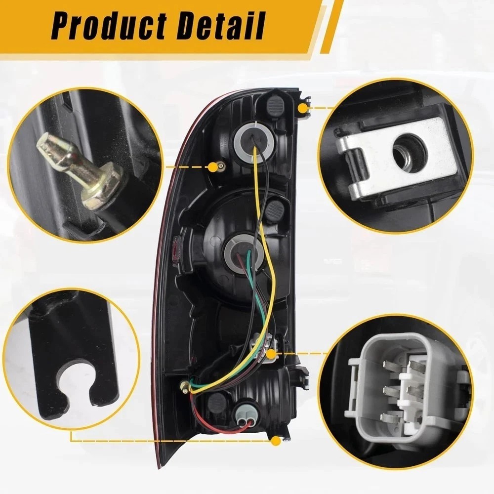 Tail Light Compatible With 2005-2015 Toyota Tacoma Pickup Left Driver Side