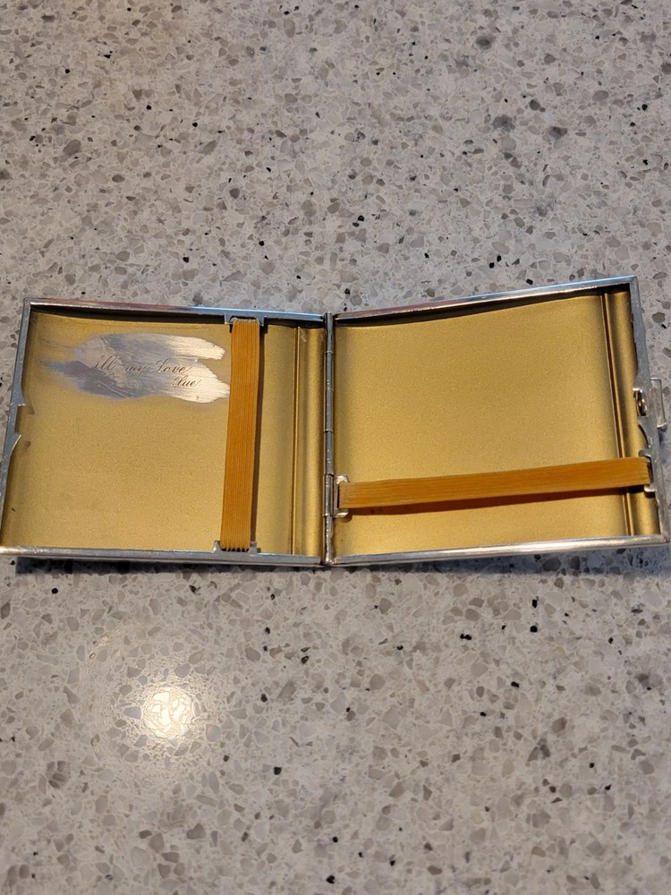 Vintage ALPACCA Silver Cigarette Case