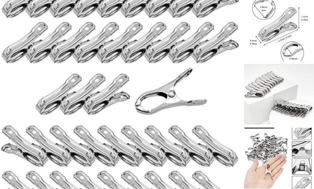 40PCS Greenhouse Clips-Garden Clips-Greenhouse Clamps Film Row Cover Netting