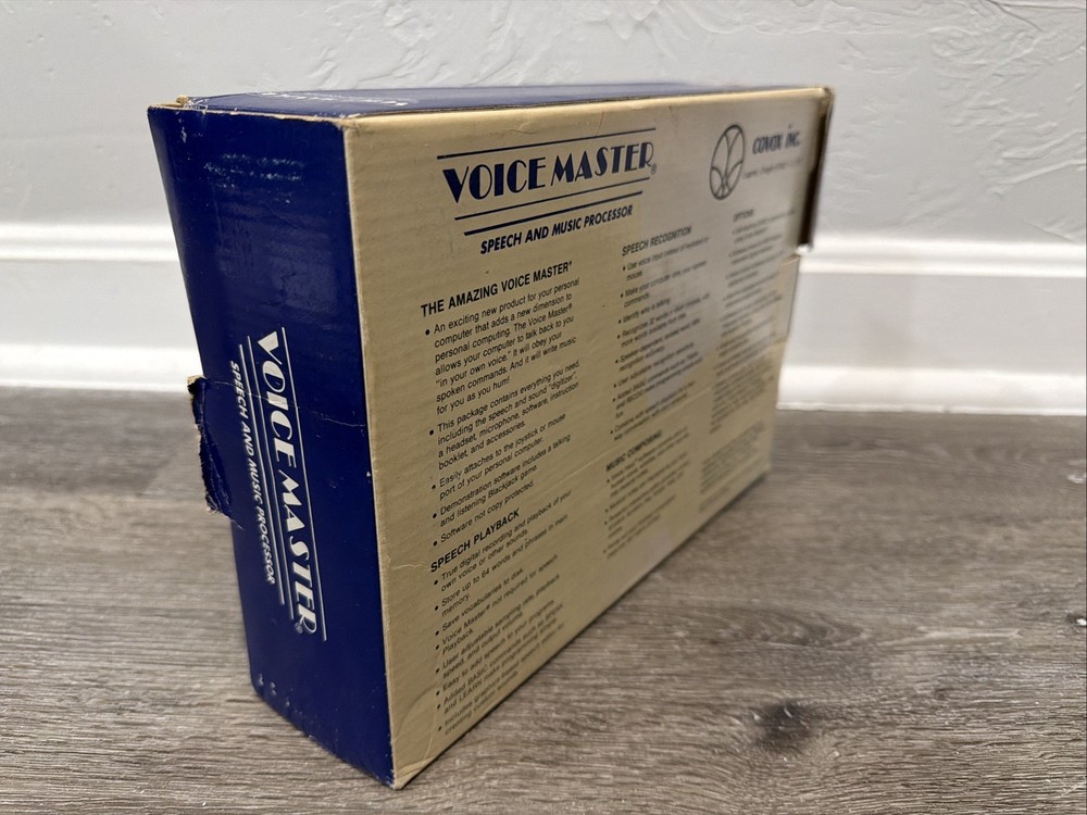 Covox Voice Master VMG-7 for Commodore 64 C64 w/ Disk Headset Box
