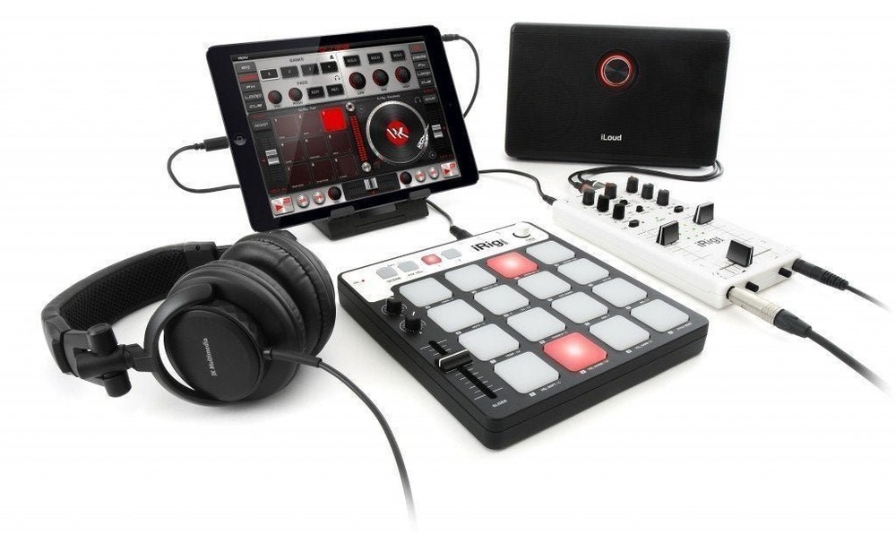 IK Multimedia iRig Pads MIDI groove controller for iPhone, iPad Mac/PC Open Box