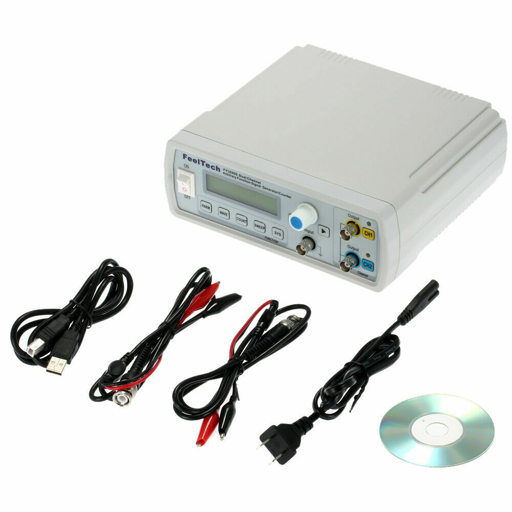 FY3200S 20MHz Dual Channel Arbitrary Function Signal Generator Waveform Counter