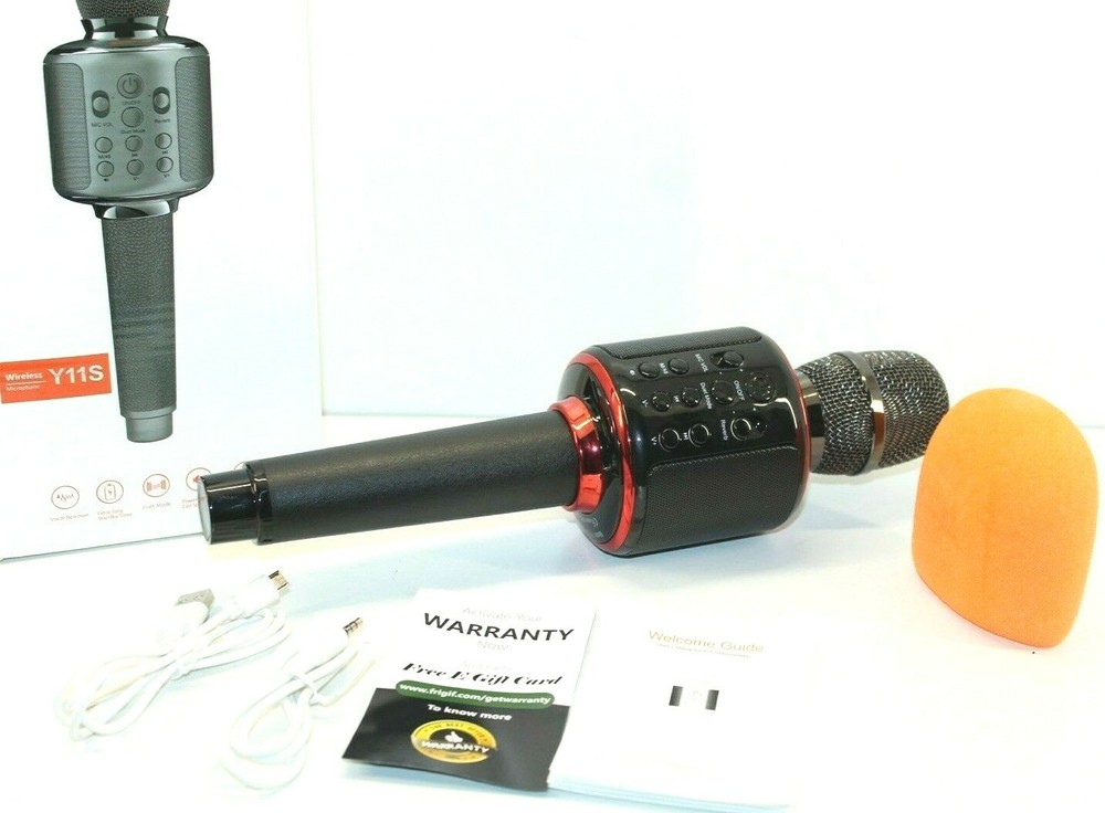 GOODaaa Bluetooth Karaoke Microphone Wireless Microphone 3000mAh Y11S