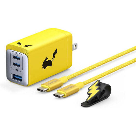 Anker ~ Pokemon Pikachu ~ Charging Connection Bundle Set