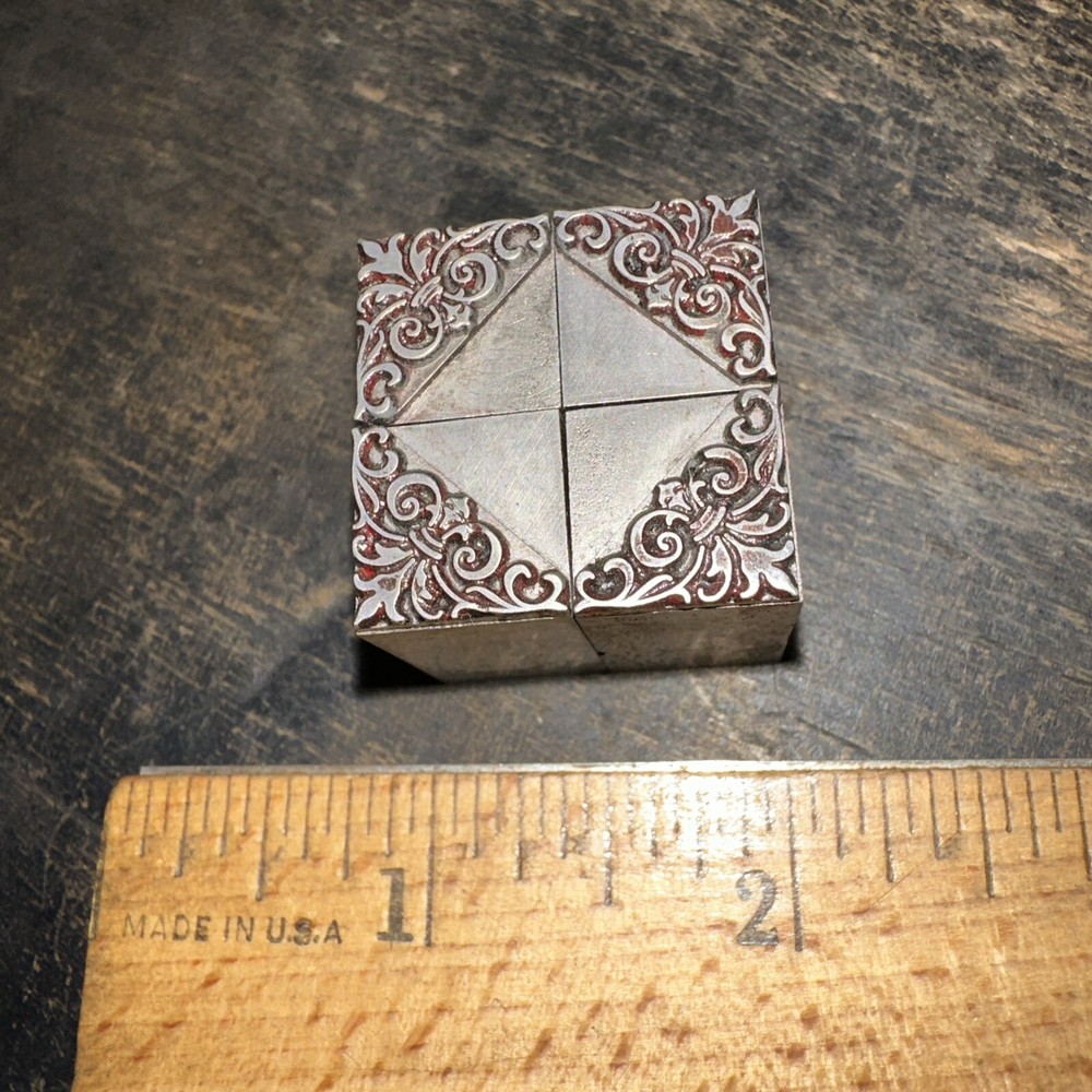 Print Blocks “ 4 Beautiful Borders “ Nice Image & Lines!