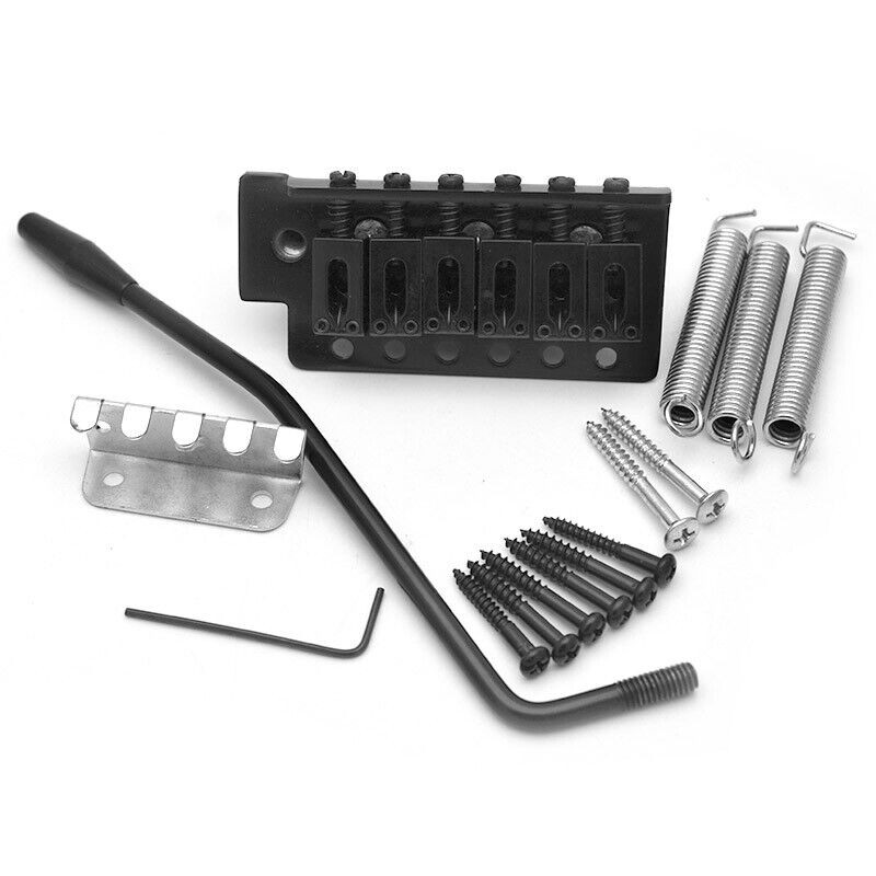 Tremolo Bridge 6 String Single Locking System Neck Plate for Stratocaster Strat