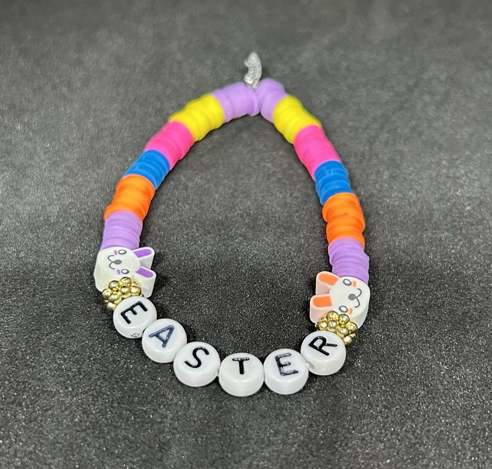 Easter (Happy Easter) Heishi Bracelet