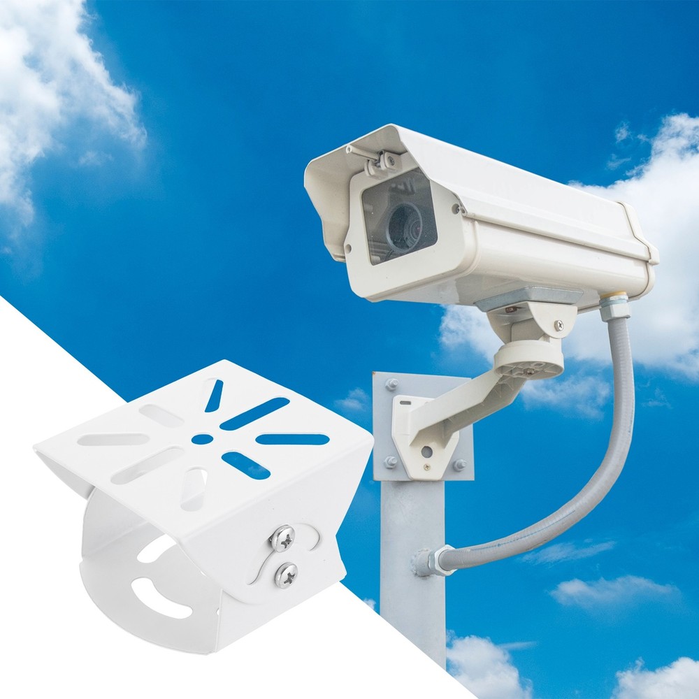 1 Pcs 2" Security Camera Joint Mounting CCTV IP Camera Installation White