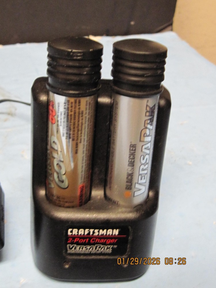 Black & Decker Cordless Screwdriver Model #9072 Rechargeable .