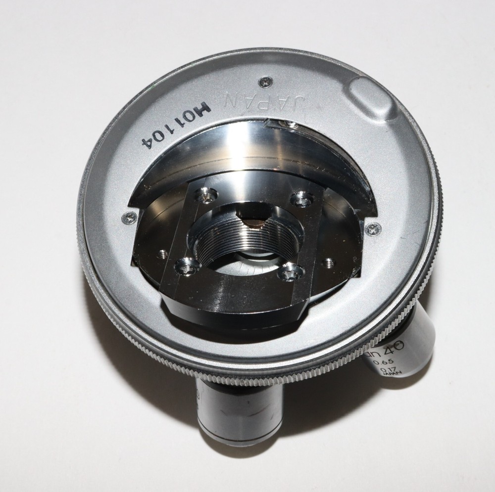 Olympus BH Series Microscope Quintuple Nosepiece & Objectives