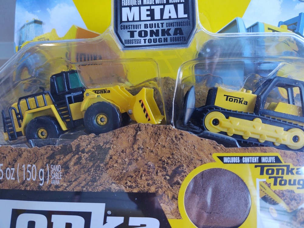 Tonka Metal Movers Combo Pack Front Loader & Bull Dozer NEW