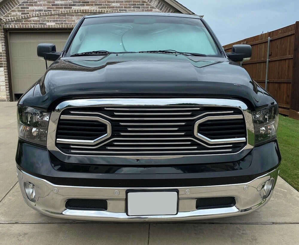 Front Bumper Grille & Shell Chrome Grill For 2013 2014-2017 2018 Dodge RAM 1500