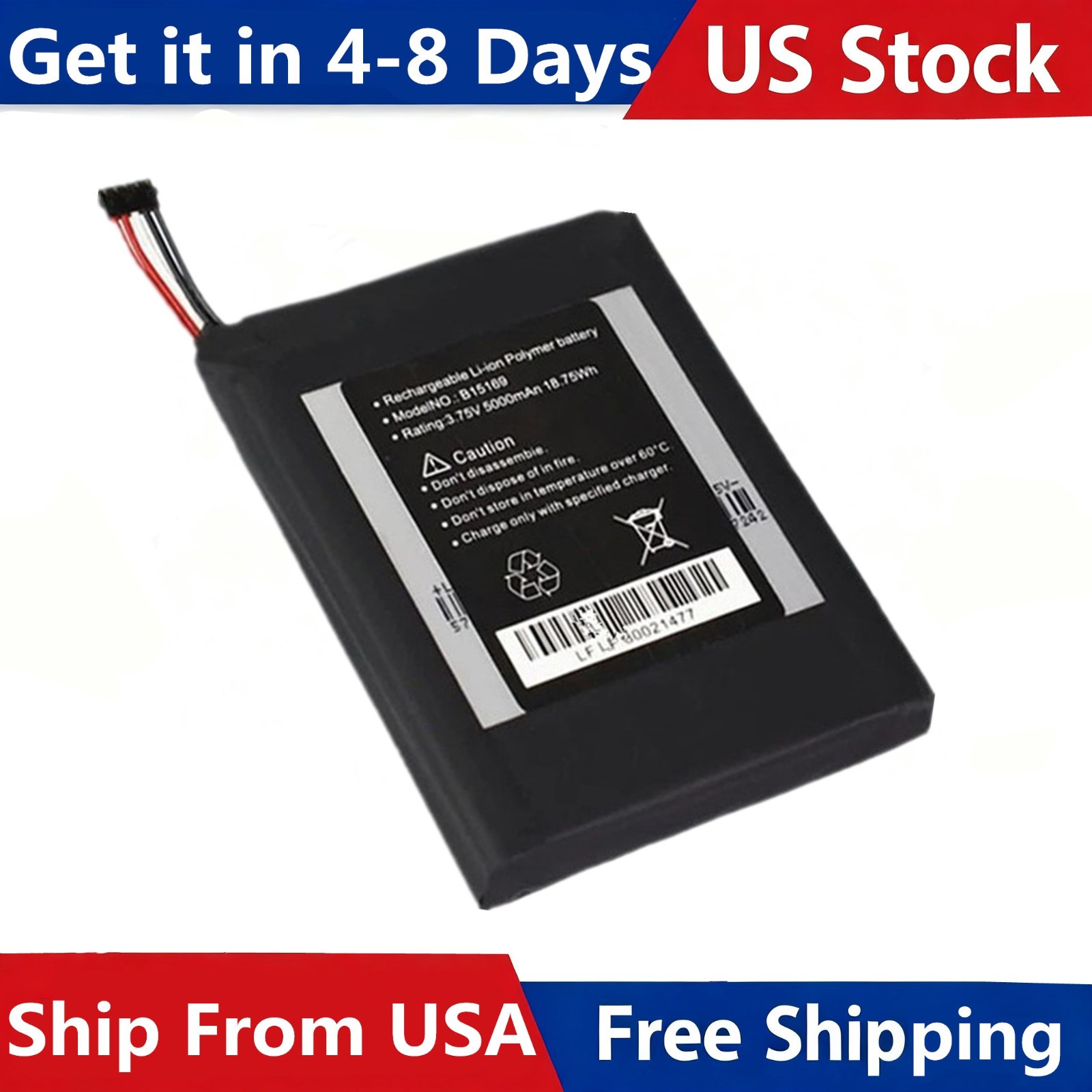 B15169 Rechargeable Internal Battery For Ring Video Doorbell Cam 1st Gen 720p