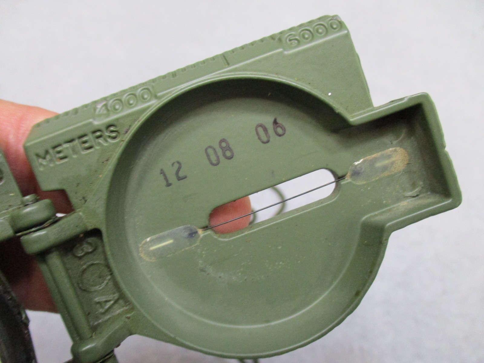 Cammenga 3H Magnetic Compass w/ Pouch US Military Issue Phosphorescent Dial