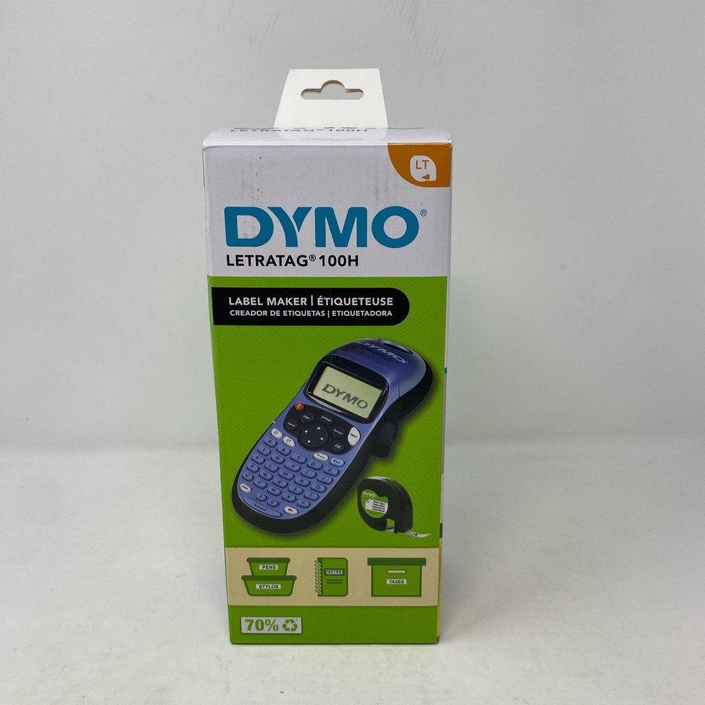 DYMO LetraTag LT-100H Plus Label Maker, Blue, ABC Keyboard