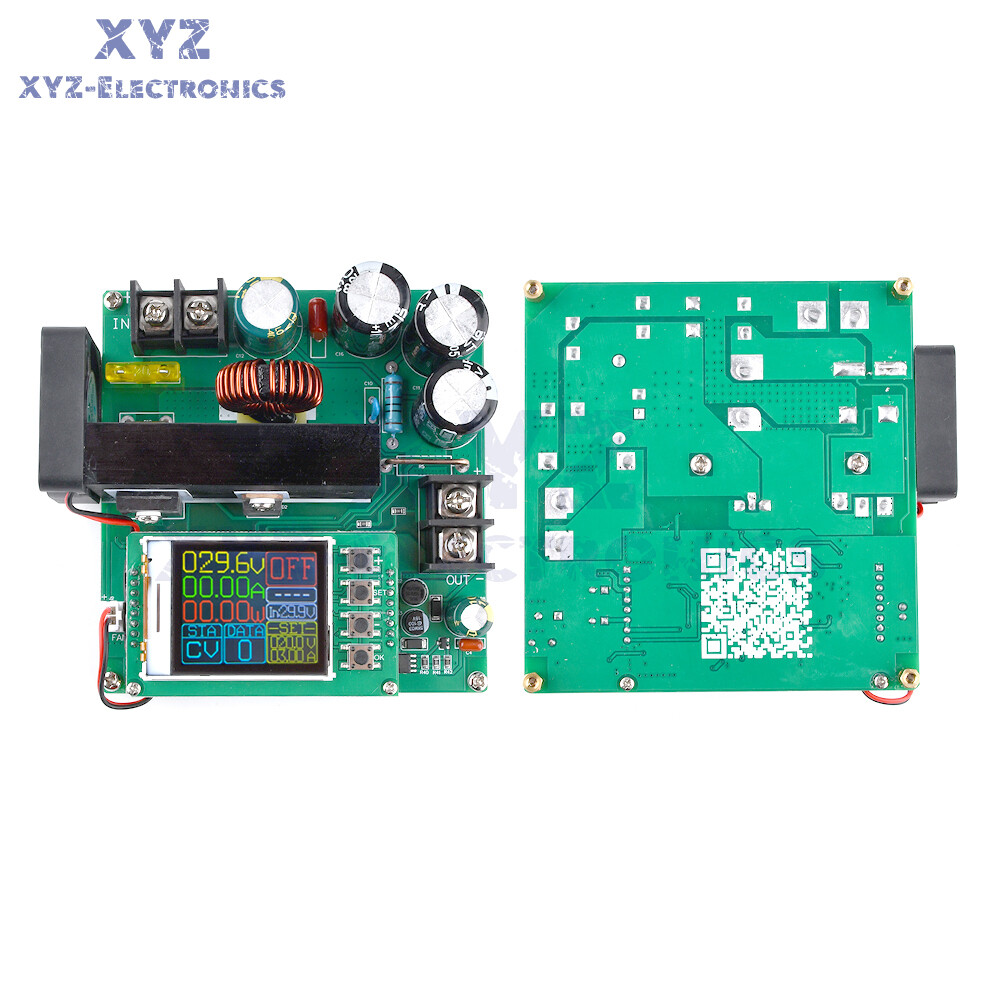 DC9V~60V 900W 15A CNC Constant Current Voltage DC Boost Module LCD Display
