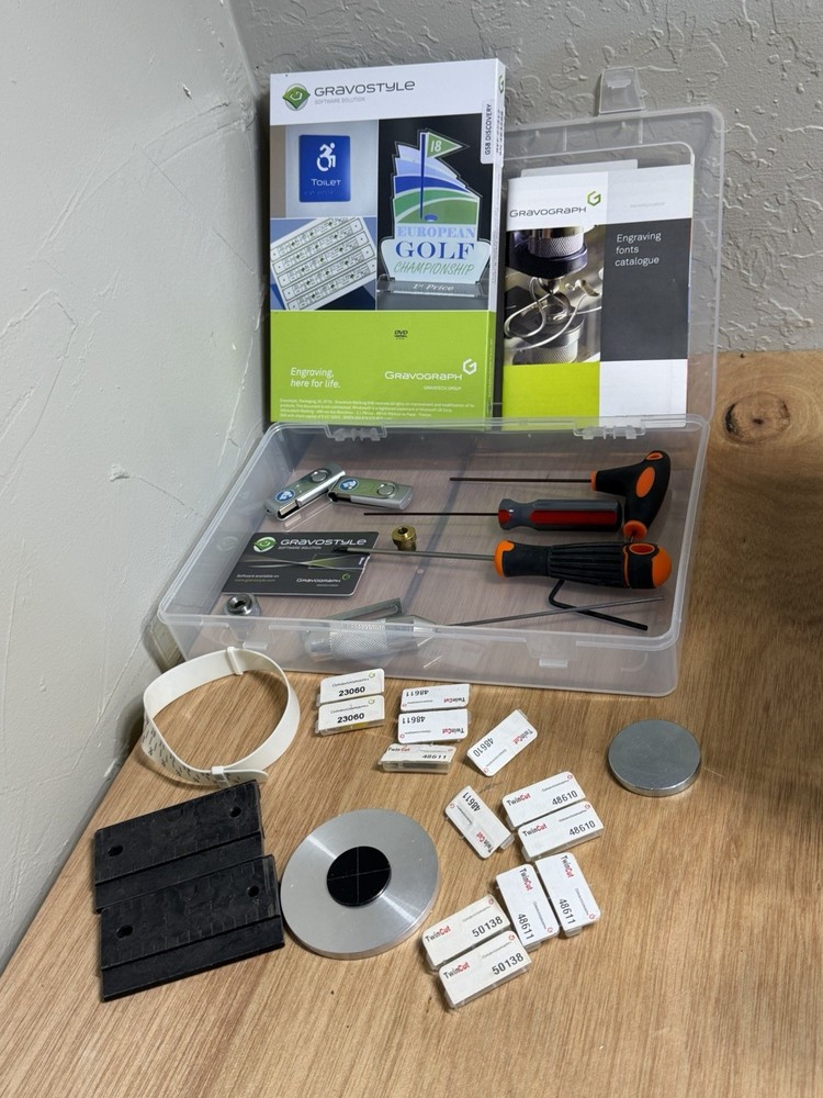 Gravograph / Gravotech M20 Desktop Rotary Engraving Machine w/ Software