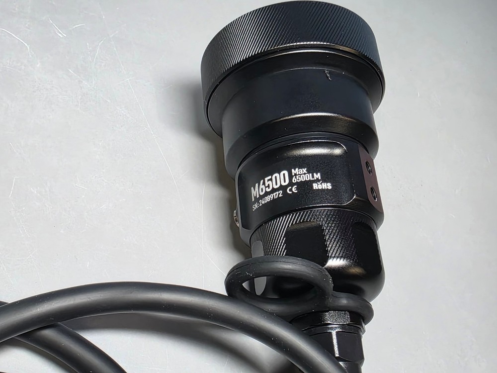 Divepro M6500B Technical Backmount Dive Light 6500 Lumen Rechargable - New!