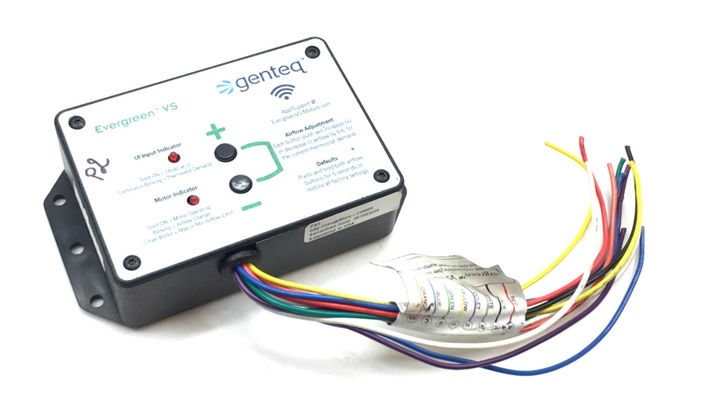 Genteq Evergreen VS User Interface 5K010V  wires cut used #P2